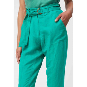 Transit Linen Viscose Pant | Bay Green - Bottoms