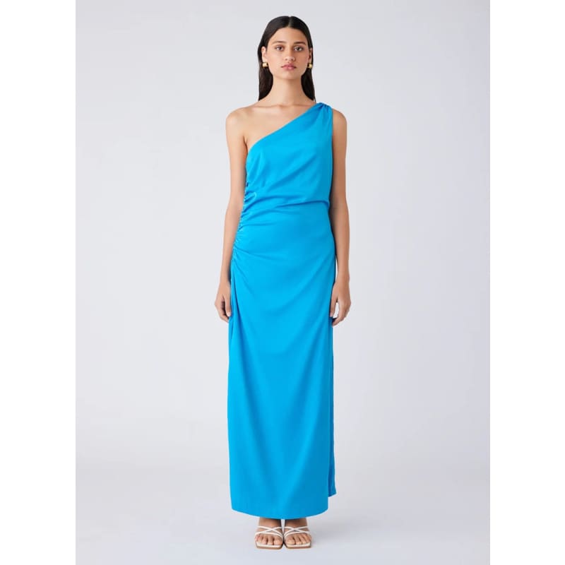 Trinity Midi Dress | Neon Blue - Dress