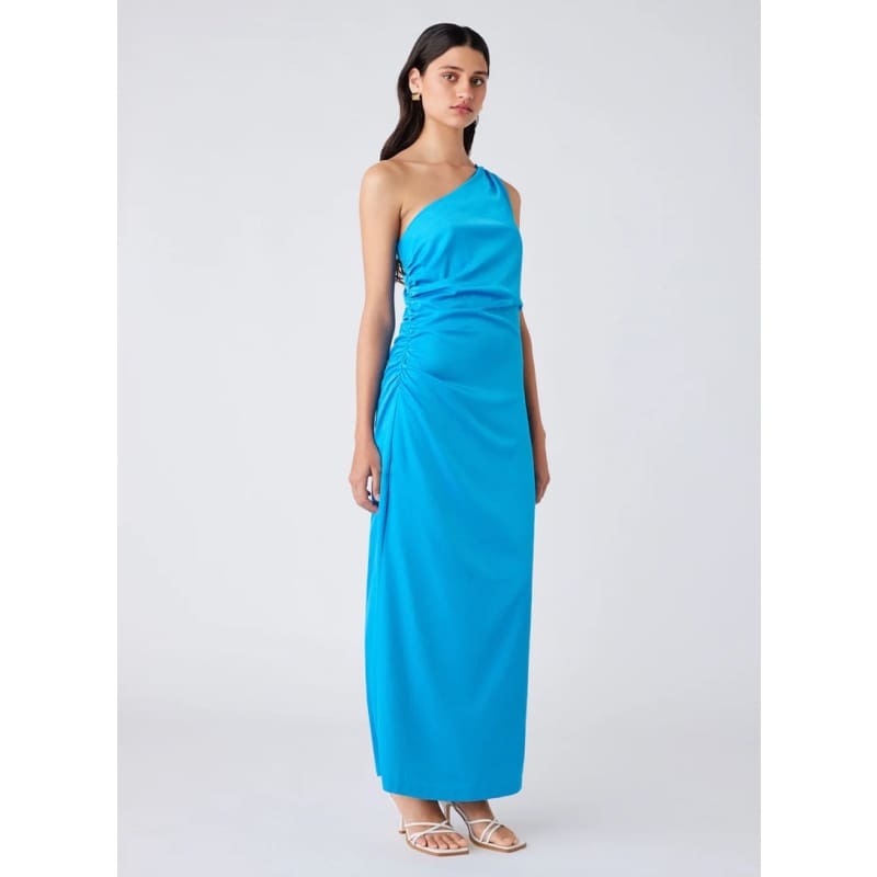 Trinity Midi Dress | Neon Blue - Dress