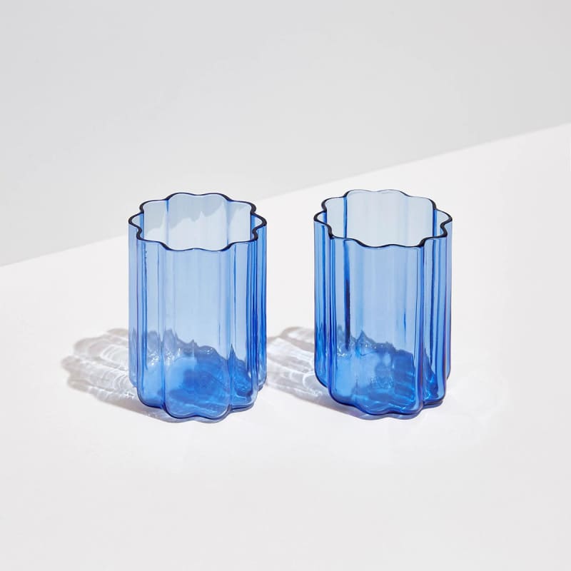 Two Wave Glasses Blue - Accessories