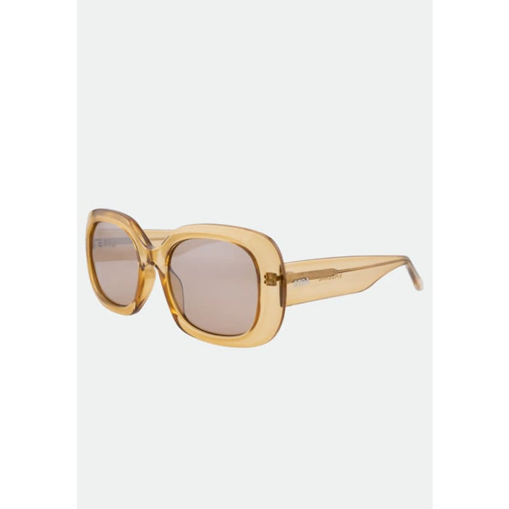 Valerie | Transparent Gold & Khaki Mirror - Accessories