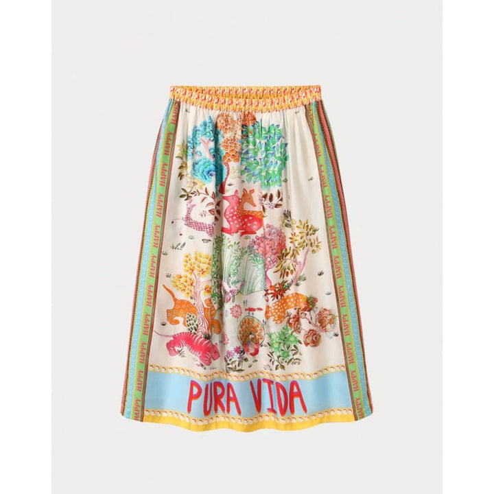 Vanessa Midi Skirt | Pura Vida - Bottoms