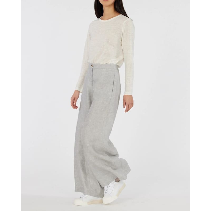 Vento Linen Pant | Cloud - Bottoms