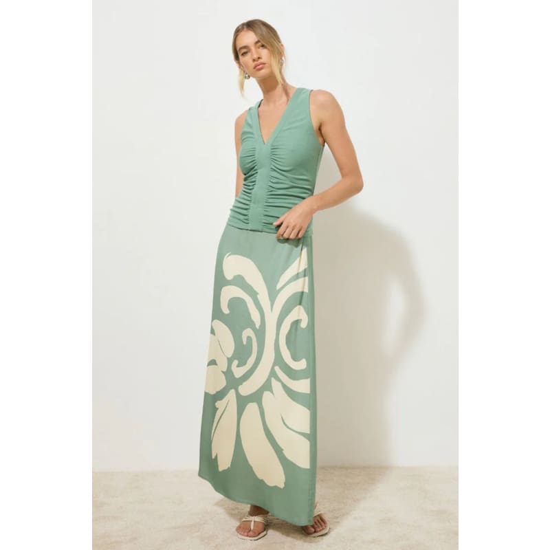 Vestige Skirt | Jade Floral Bottoms