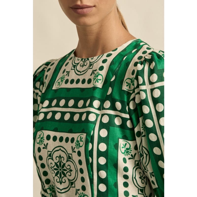 Wander Dress | Parrot Scarf Dress
