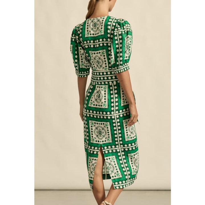 Wander Dress | Parrot Scarf Dress