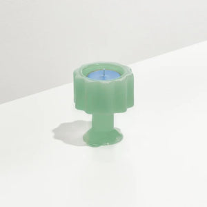 Wave Candle Holder Jade - Accessories