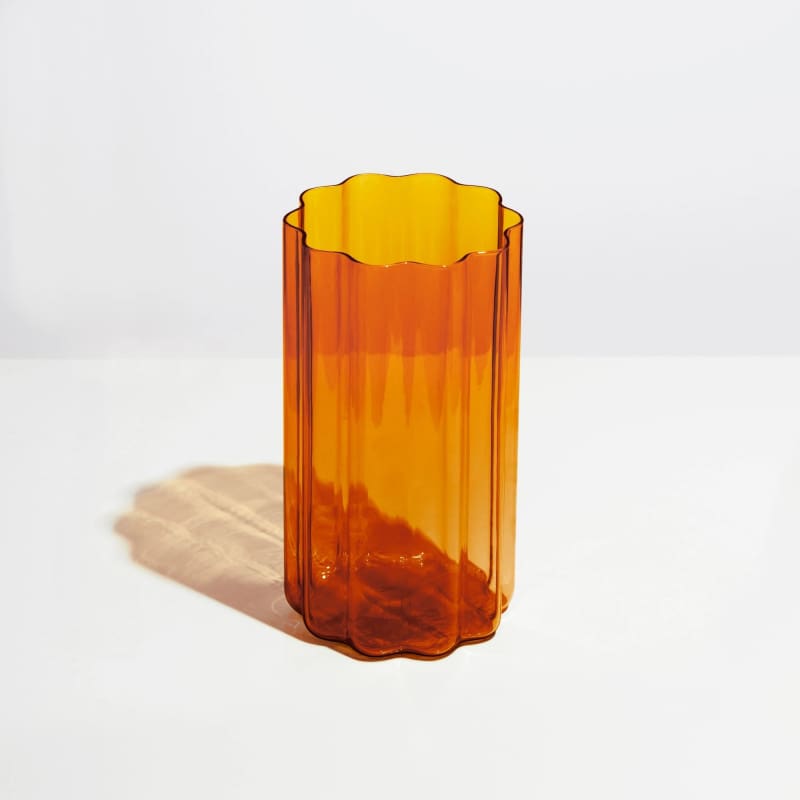 Wave Vase Amber - Accessories