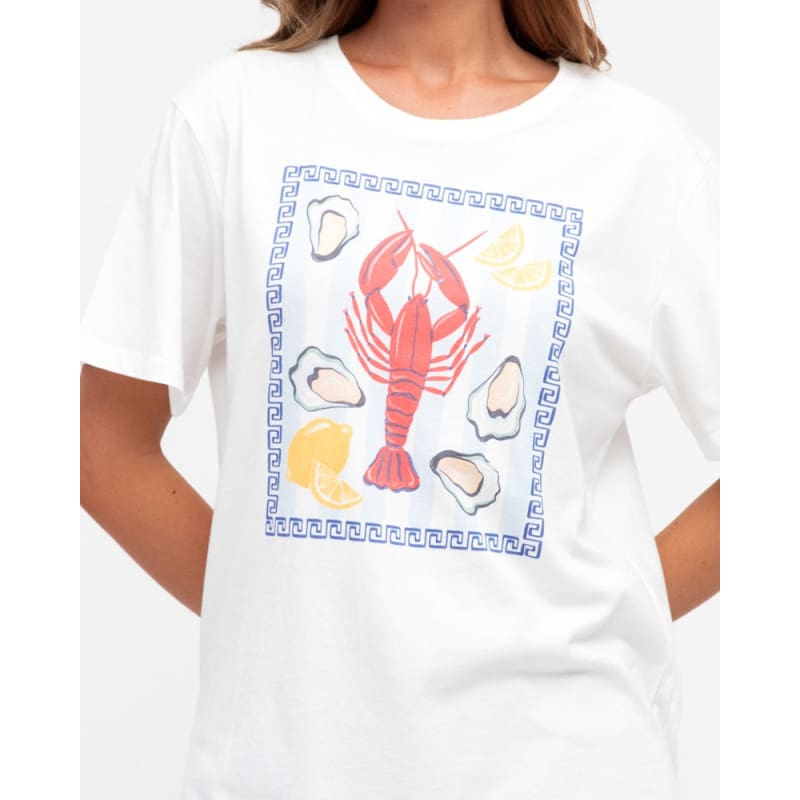 White Lobster Tee - Tops