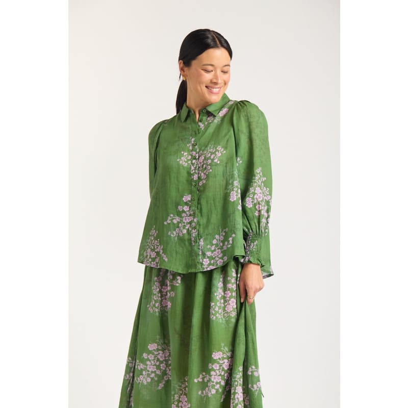 Willa Shirt | Maple Print - Tops