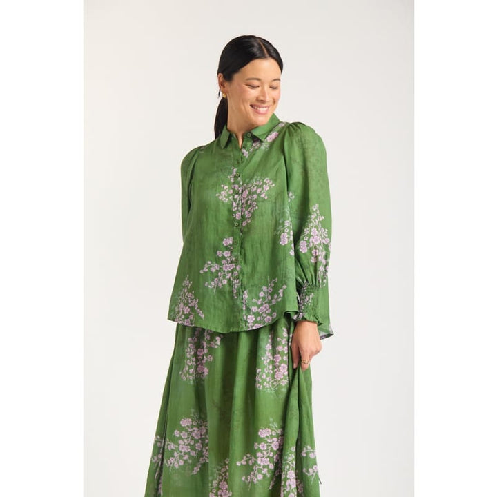 Willa Shirt | Maple Print - Tops