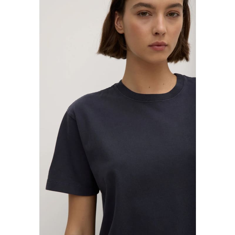 Womens Organic Base Tee | True Navy - Tops