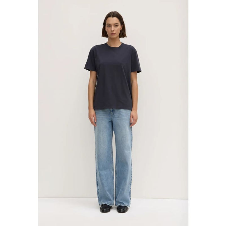 Womens Organic Base Tee | True Navy - Tops