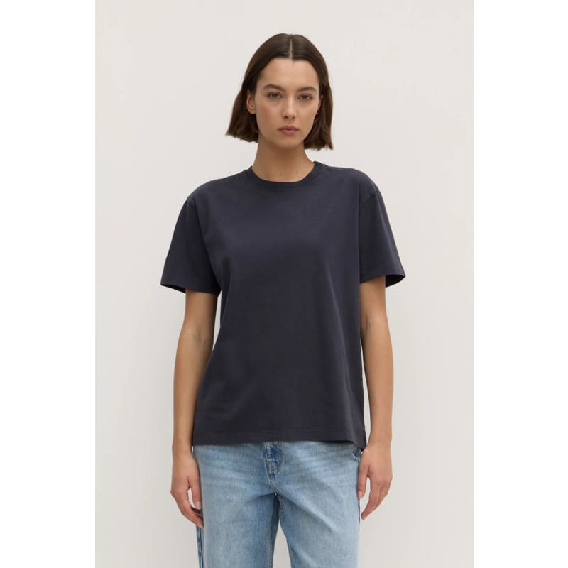 Womens Organic Base Tee | True Navy - Tops