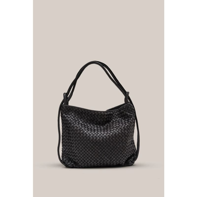 Woven Bella 2-In-1 Convertible Backpack | Black - Accessories