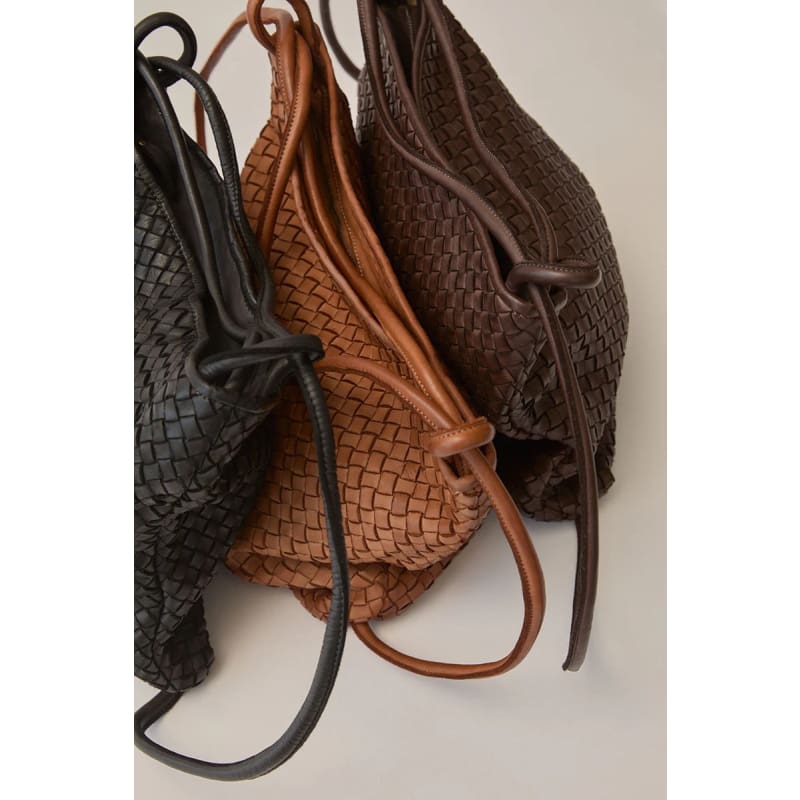 Woven Bella 2-In-1 Convertible Backpack | Dark Chocolate - Accessories