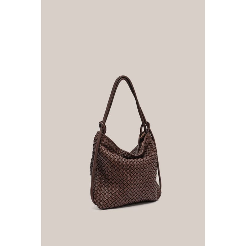 Woven Bella 2-In-1 Convertible Backpack | Dark Chocolate - Accessories