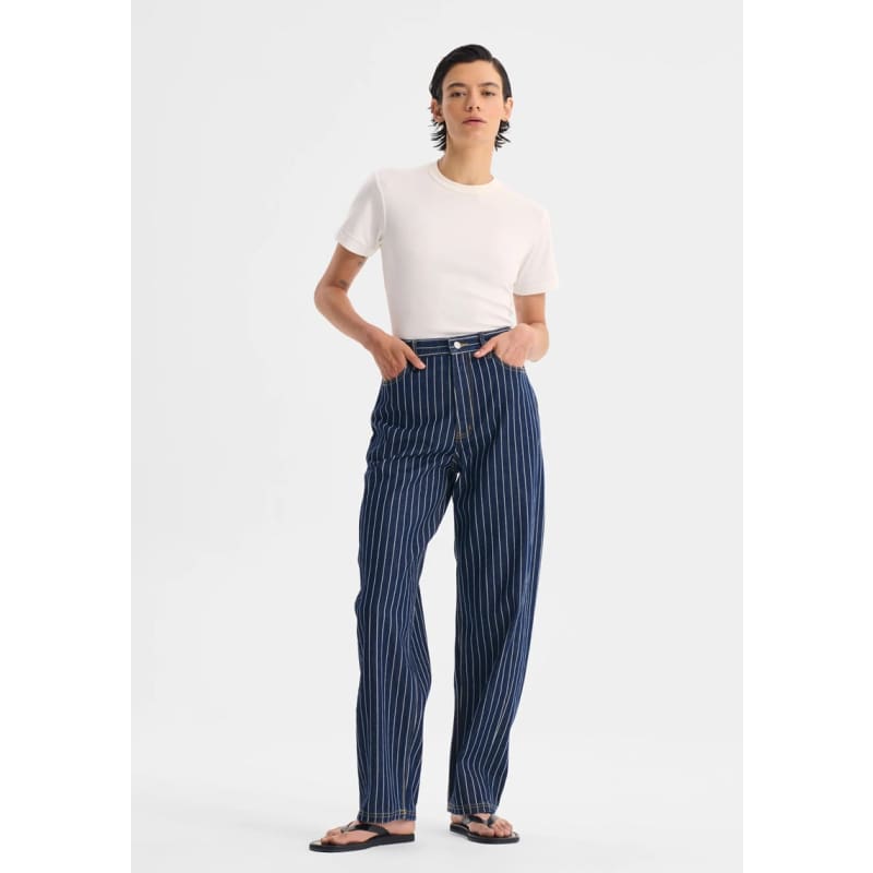 Wyatt Denim Jean | Stripe - Bottoms