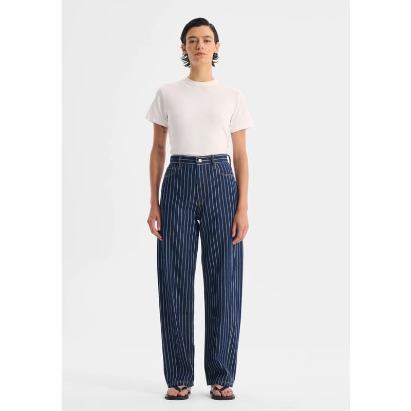 Wyatt Denim Jean | Stripe - Bottoms