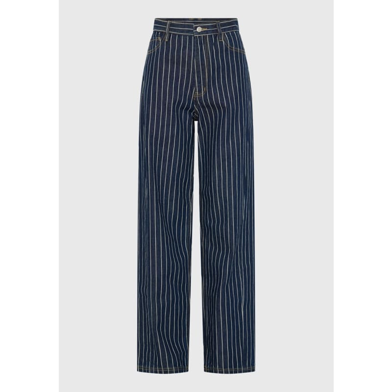 Wyatt Denim Jean | Stripe - Bottoms