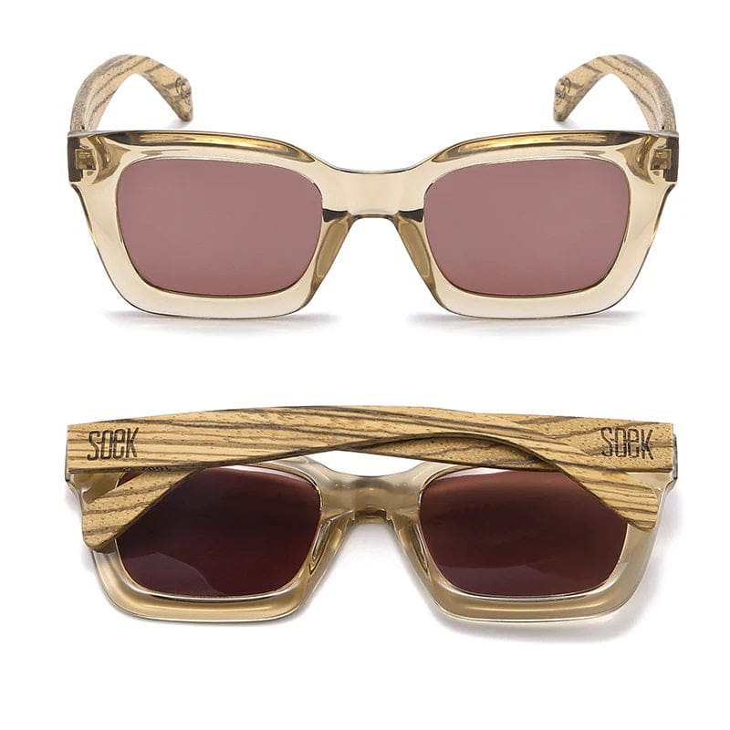 Zahra Champagne | Smoky Polarised Lens - Accessories