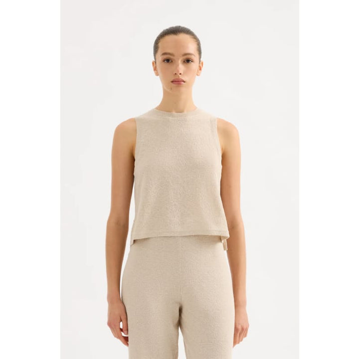 Zosia Knit Tank | Bone - Tops