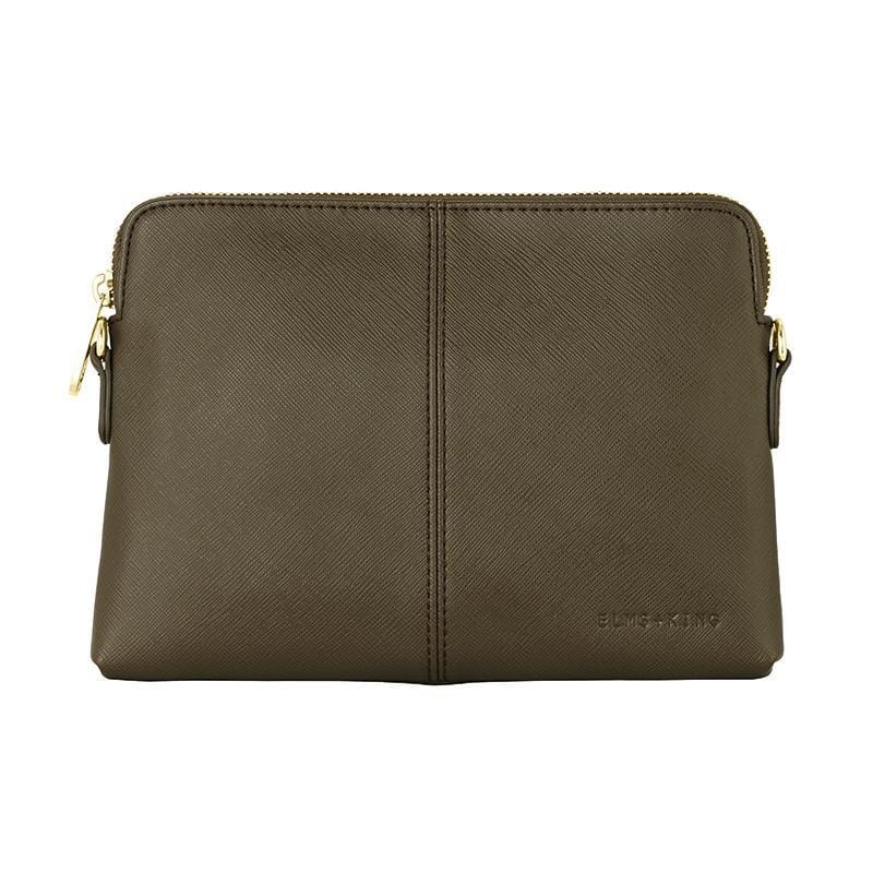 Bowery Wallet Khaki Saffiano - Clutch