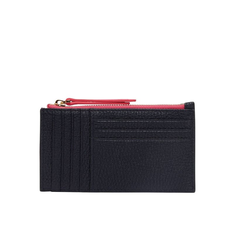 Compact Wallet Navy Pebble - Accessories