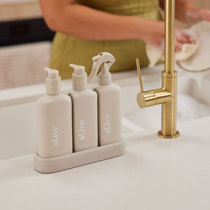 Dishwashing Liquid Bench Spray & Handwash + Tray Premium Kitchen Trio - Accessories