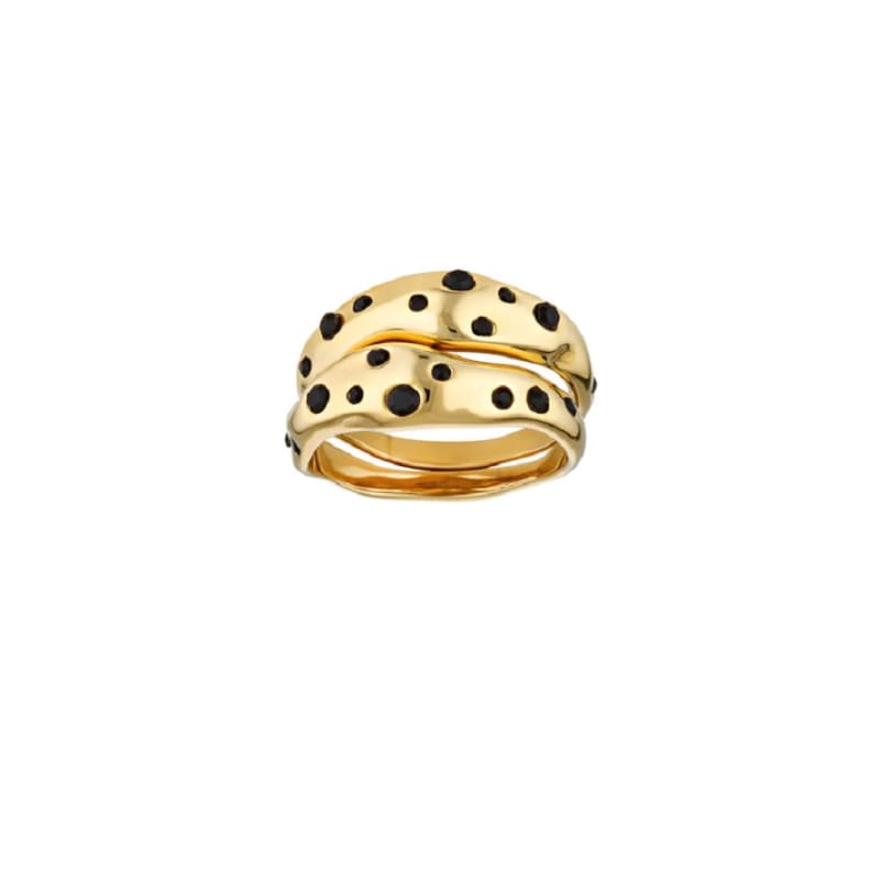 Mali Ring Set Onyx - Accessories