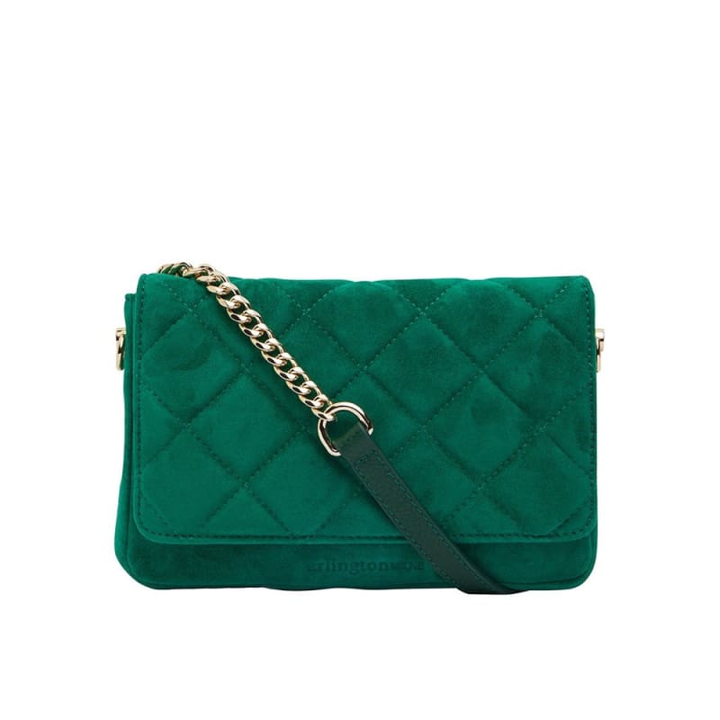 Sarah Crossbody Emerald Suede - Accessories